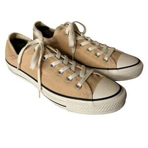 Converse Chuck Taylor Beige Canvas Low Top All Star Sneakers Men’s 8 Women’s 10